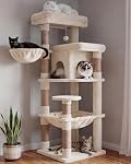 Heybly – Heybly kratzbaum groß 142 cm mit Leichtem Aufstieg, Beige HC