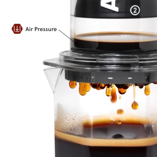 Image of AeroPress Clear XL Coffee Press, French Press, Pour-Over & Espresso Style | All-in-One Large Manual Brewer, 2 Min Brew for Less Bitterness, More Flavor, Portable Coffee Maker, Travel & Camping
