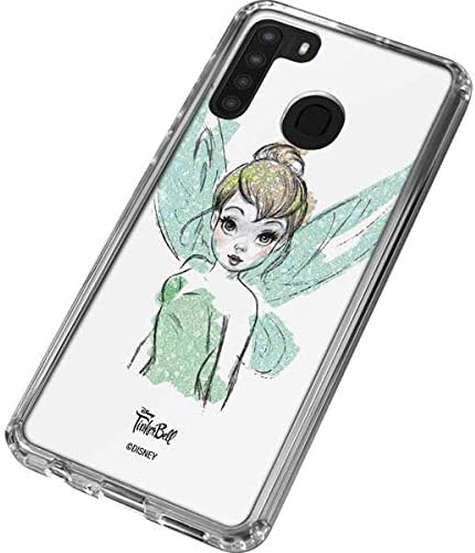 Miniatura 3 de Skinit Funda transparente compatible con Galaxy A21 Diseño oficial de Disney Tinker Bell Watercolor Fairy Art Design