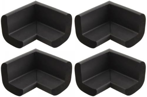 4 Pcs 12mm NBR Baby Safe Cushion Protector Black Lionheart Corner Guards 25001184