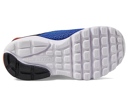 Skechers Tênis infantil unissex Razor Air-Hyper-Brisk, Azul royal/preto, 3.5 Big Kid