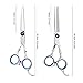 Professional Home Hair Cutting Kit Home Haircutting Scissors Barber Salon Home Thinning Shears Kit with Comb and Case for Men Women