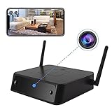 Spy Camera Wireless Hidden 365 Days Standby True 1080p WiFi Smart Cam Indoor Nanny Camera with PIR Motion Detection Night Vision Battery Powered