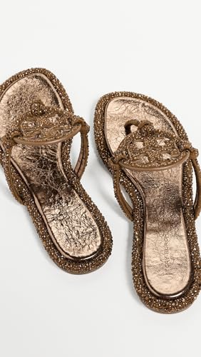Image of Tory Burch Women's Miller Knotted Pave Sandals