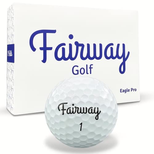 Fairway Golf Eagle Pro | Spinniest Golf Ball in Golf | Optimized for Spin & Distance | Long Putting Alignment Aid | 3-Piece Golf Ball | Ultra Soft Cover Ball | 1 Dozen (12 Balls)
