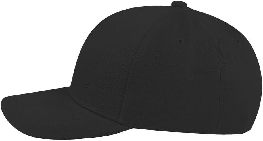 TK Flex Blank Baseball Cap 12 Pack, Plain Dozen Adjustable Casual Unisex Caps Black - Image 6