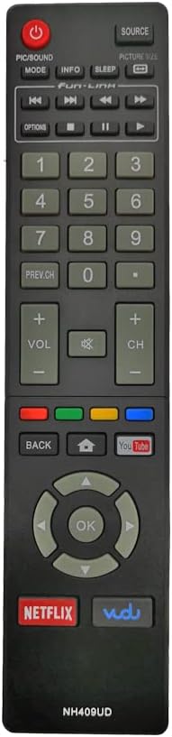 Replacement Remote nh409ud for Smart tv fit for Remote tv 32MV304X 40MV324XF7 43ME345V/F7 39MF412B/F7 46ME313V 50ME313V 55ME314V