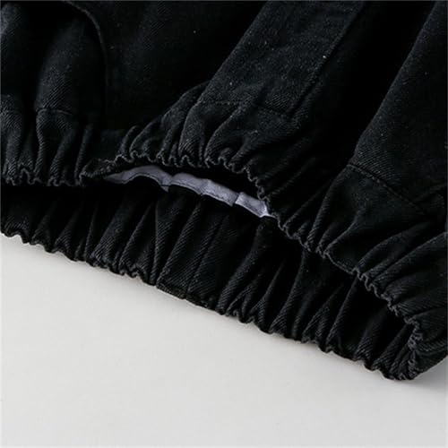 Girls Embroidered Heart Baggy Jeans Wide Leg High Waisted Kids Cute Denim Pants Elastic Waist Aesthetic Vintage4