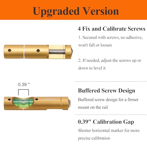 Image of Hawthy Scope Leveling Kit Scope Bubble Level Picatinny Scope Level Magnetic Level Tool Bubble Leveling System