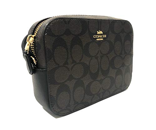 Image of Coach Signature Mini Camera Bag (IM /Brown /Black)