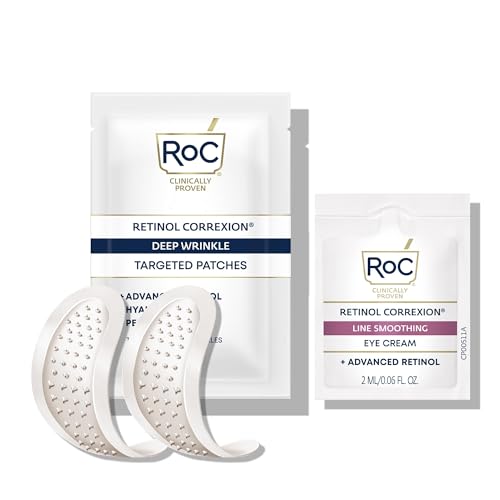 RoC Retinol Correxion Deep Wrinkle Non-Invasive Targeted Patches with Hyaluronic