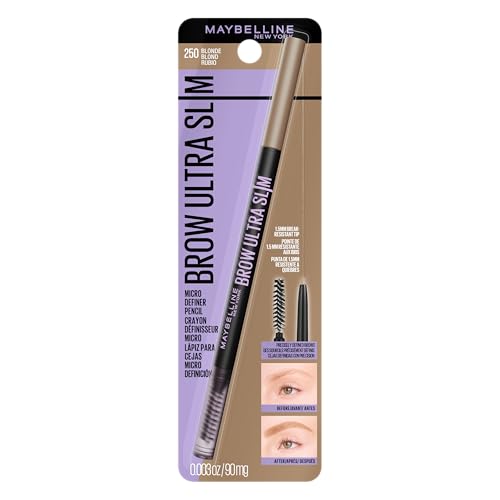 Maybelline New York Brow Ultra Slim Eyebrow Pencil, Blonde, 9 g