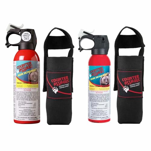 Counter Assault Bear Spray Combo - 2% Capsaicin Bear Deterrent with 2