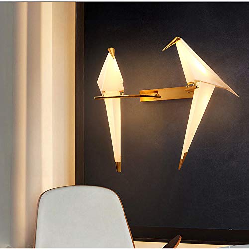 Niuyao Vivid Bird Wall Lamp, Retro Antique Wall Mount Fixture Stylish Bird Wall Sconces Wall Lighting Modern Plastic Small Wall Light (2 Light) 440241 #TOP1