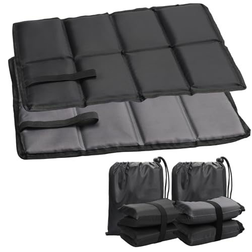 2 Pezzi Tappetino Pieghevole Outdoor,Cuscino...