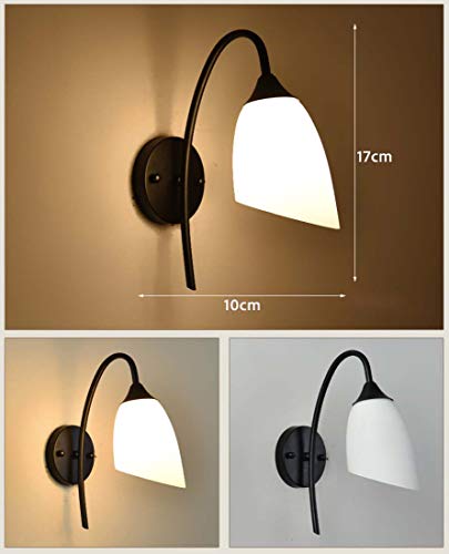 Lámpara de pared E27 para crear ambientes cálidos en dormitorios 4