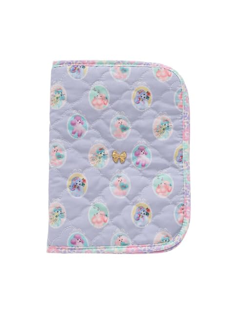 fafa(????) Women Quilted 2-Way Multi-case, LA.Poodle, L