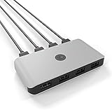 usb mouse switches off 【USB 2.0-Freigabe von 4 Computern】Mit diesem USB-Schalter können Sie mit einer Taste zwischen 4 Computern wechseln, um 4 USB 2.0-Geräte wie Tastatur, Maus, Scanner, Drucker usw. gemeinsam zu nutzen.