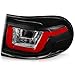 LSAILON Taillight Assembly Fit for Toyota FJ Cruiser 2007-2014 Black Housing Red/Clear Lens Driver Side and Passenger Side 8156135300 8155135341