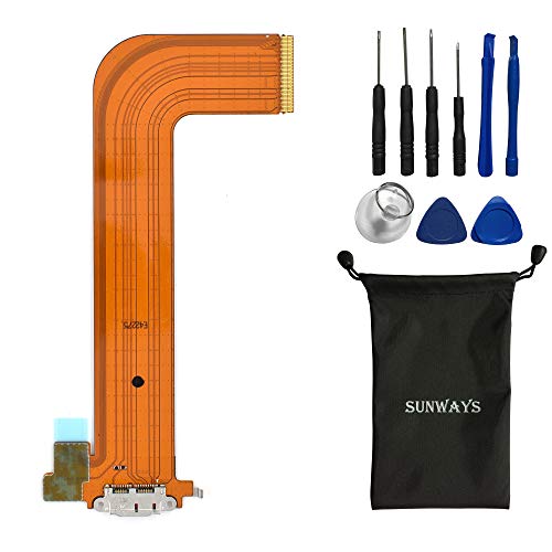 sunways USB Charger Port Flex Cable for Samsung Galaxy Note Pro 12.2 P900 P901 P905 with Device Opening Tools