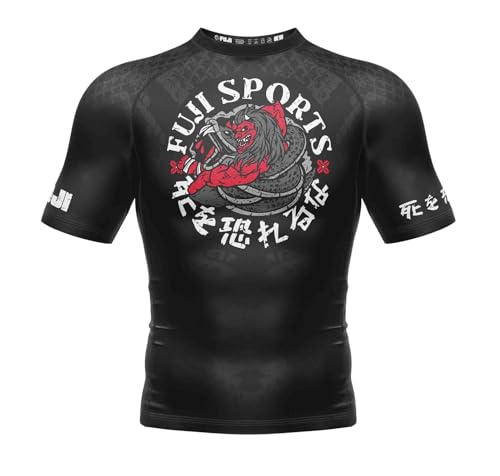 FUJI Oni vs Anaconda Short Sleeve Rashgaurd Black