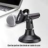 Portable Microphone Clip, Mic Clamp Clip Stand Holder, Desktop Handheld Mic Stand Adapter for Microphones, Universal Microphone Clip Holder Adjustable Mic Clip Holder for Mic Stand #2