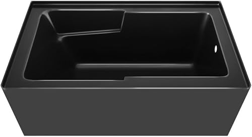 Miniatura 24 de Swiss Madison Well Made Forever SM-DB561 Voltaire - Bañera acrílica de drenaje para zurdos de 48 x 32 pulgadas, 48 x 32 pulgadas, color blanco