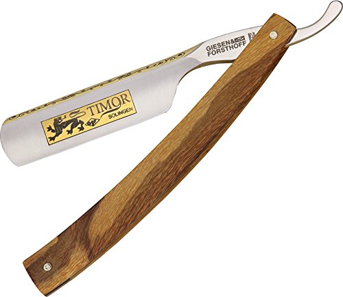 TIM382 Straight Razor Maplewood Lion Tactical Knife
