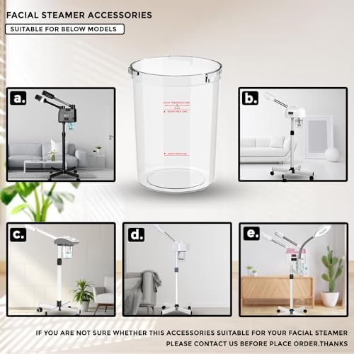 Lot de 2 bocaux vapeur ozone pour réparer votre diffuseur eau visage grande capacité
