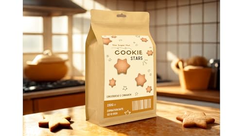 Bolsas de papel kraft con ventana para organizar snacks y frutos secos en tu cocina ordenada 7