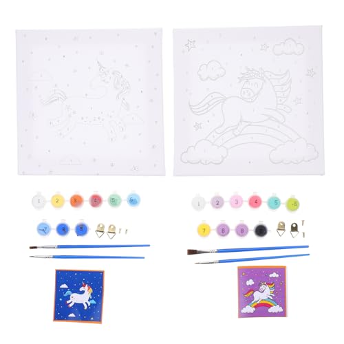 Kit de pintura por números para principiantes sin saber dibujar