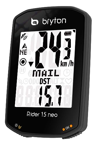 Bryton Rider 15 neo GPS-Fahrrad-/Radsportcomputer Nur Gerät: Drehen