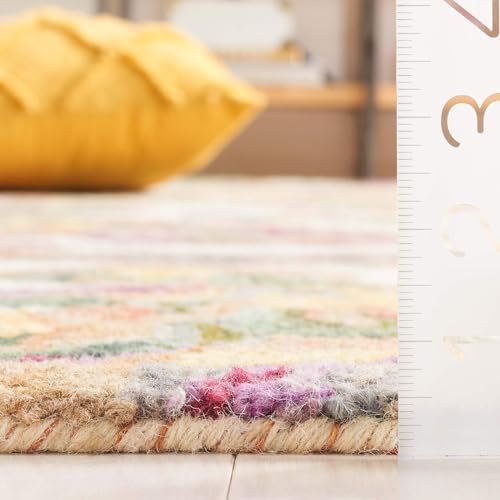 Image of Hand Tufted Premium Rug Premium Wool Carpet for Living Room Bedroom and Hall Size 8x10 Feet Color Multi