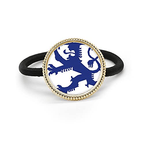 Símbolo del país Finlandia coletero metálico ornamental para regalo cultural exclusivo