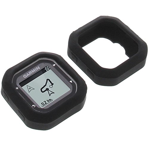 foto-kontor Funda Compatible con Garmin Edge 20 Edge 25 Protectora Silicona Carcasa protección Negra