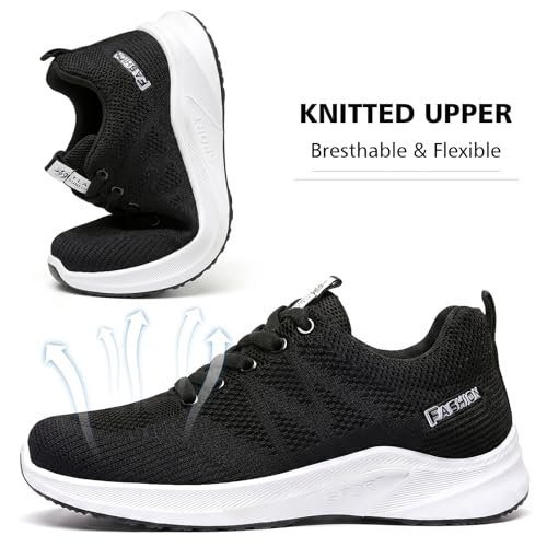 Image of Padgene Womens Sneakers Lightweight Tennis Walking Shoes Sports Running Shoes for Woman Mesh Breathable Gym Fashion Sneakers Athletic Comfortable Casual