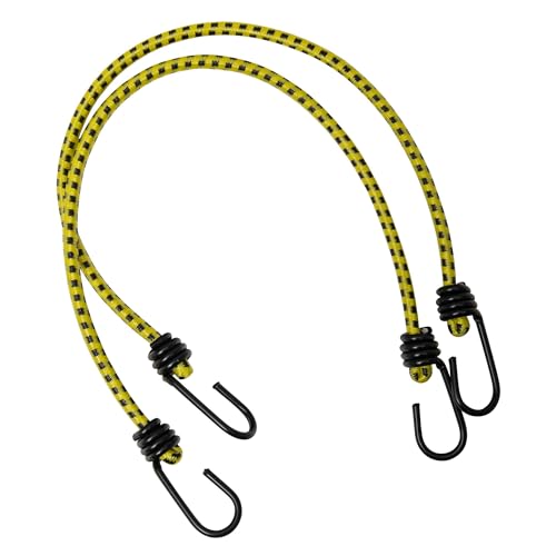 WERKA Pro Tendeurs avec Crochets 2 pcs 60cm-ø8mm, Jaune