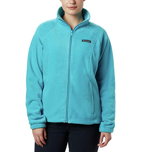 Columbia Women's Benton Springs Full Zip Jacket, Soft Fleece with Classic Fit, Clear