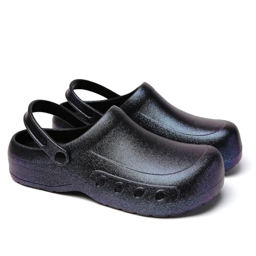 Image of Meidiastra Men Chef Clogs Slip Resistant Garden Clogs with Arch Support Safety Nursing Shoes Work Shoes Water Oil Resistant for Men Food Service