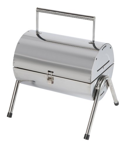Preisvergleich Produktbild Tepro Mini-Holzkohlengrill Billings, Silber