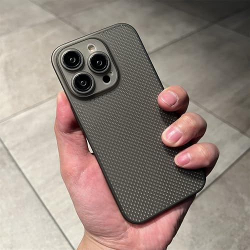 Coque de refroidissement iPhone 15 étui rigide transparent antichoc - 4