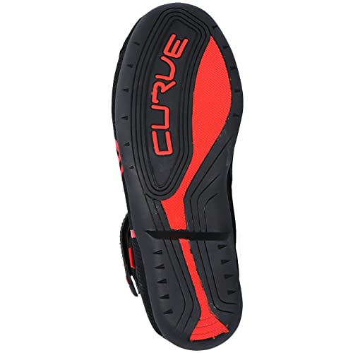 CURVE Rubi Vented Motorradstiefel, Mikrofaser, Knöchel- und Fersenschutz, Schnürverschluss,...
