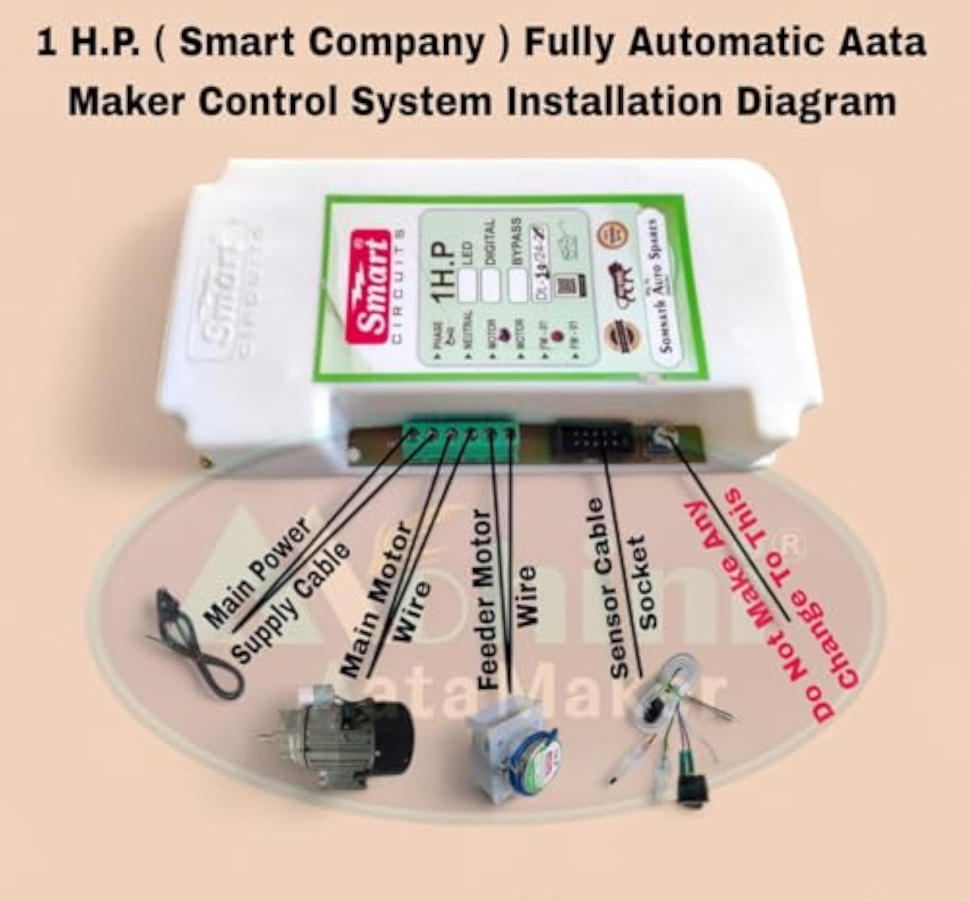 1 H.P. Flour Mill SMART Fully Automatic Control System