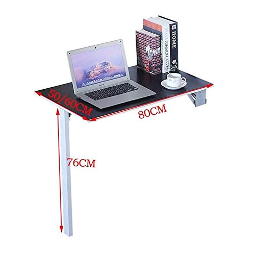 Table basse invisible murale rabattable 80x60 et bureau informatique gain de place - 3