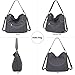 Large Crossbody Bags Ladies Shoulder Handbags Purse and Wallet Set for Women Totes Hobo Purses DarkGrey