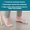 Gait Happens Toe Spacers Realign, Rebalance & Restore Natural Foot Shape & Alignment - For Bunions, Hammer Toes, Plantar Fasciitis, Better Balance (Medium)