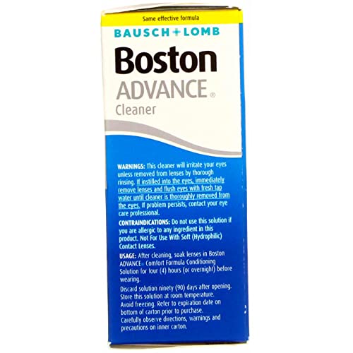 Bausch and Lomb Boston Advance Cleaner, 1 Ounce each (Value Pack of 3) - Thumbnail 5