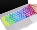 Colorful Keyboard Cover for HP 14-ab 14-ac 14-ad 14-an, Stream 14-ax Series,14-ab010 14-ab166us 14-ac159nr 14-al062nr 14-an010nr 14-an013nr 14-an080nr 14-ax010nr 14-ax020nr ax020wm ax050nr (Rainbow)