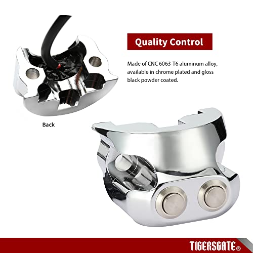 Tigersagte Chrome 1" Handlebar Switch Motorcycle Air Ride Suspension Control Kit For Harley Dyna & V-Rod & Sportster With Aero, Aero-A #TOP5