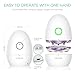 Electric Shaver for Women 3D Floating Blade Rotary Razor Hair Remover for Arms, Legs and Underarms Rechargeable Portable and Safe Wet and Dry Use, Purple ES300